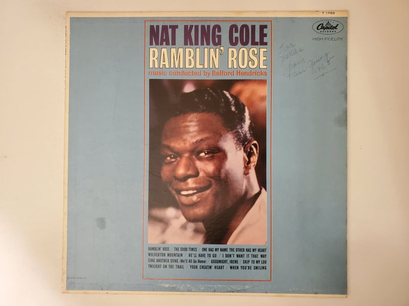 Nat King Cole Ramblin' Rose vinyl record